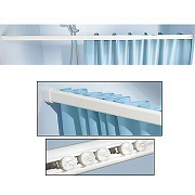 hook free shower curtain rod