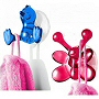 kids shower hooks with suctions cups for bath or shower