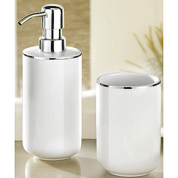 Classic Glass Bathroom Canisters