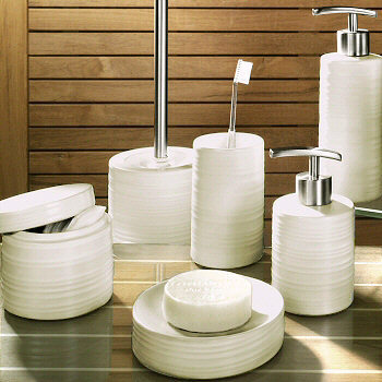 Sahara : Round Porcelain Bathroom Accessories