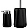 Contemporary bathroom accessories made from break resistant acrylic available in six different colors