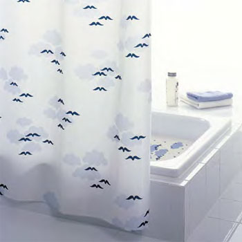 Helgoland Textile Shower Curtain Shower Curtains product photo