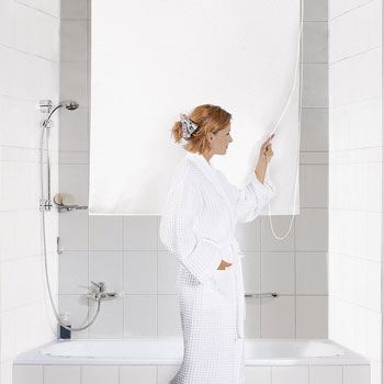 Shower Roller Blind Shower Curtains product photo