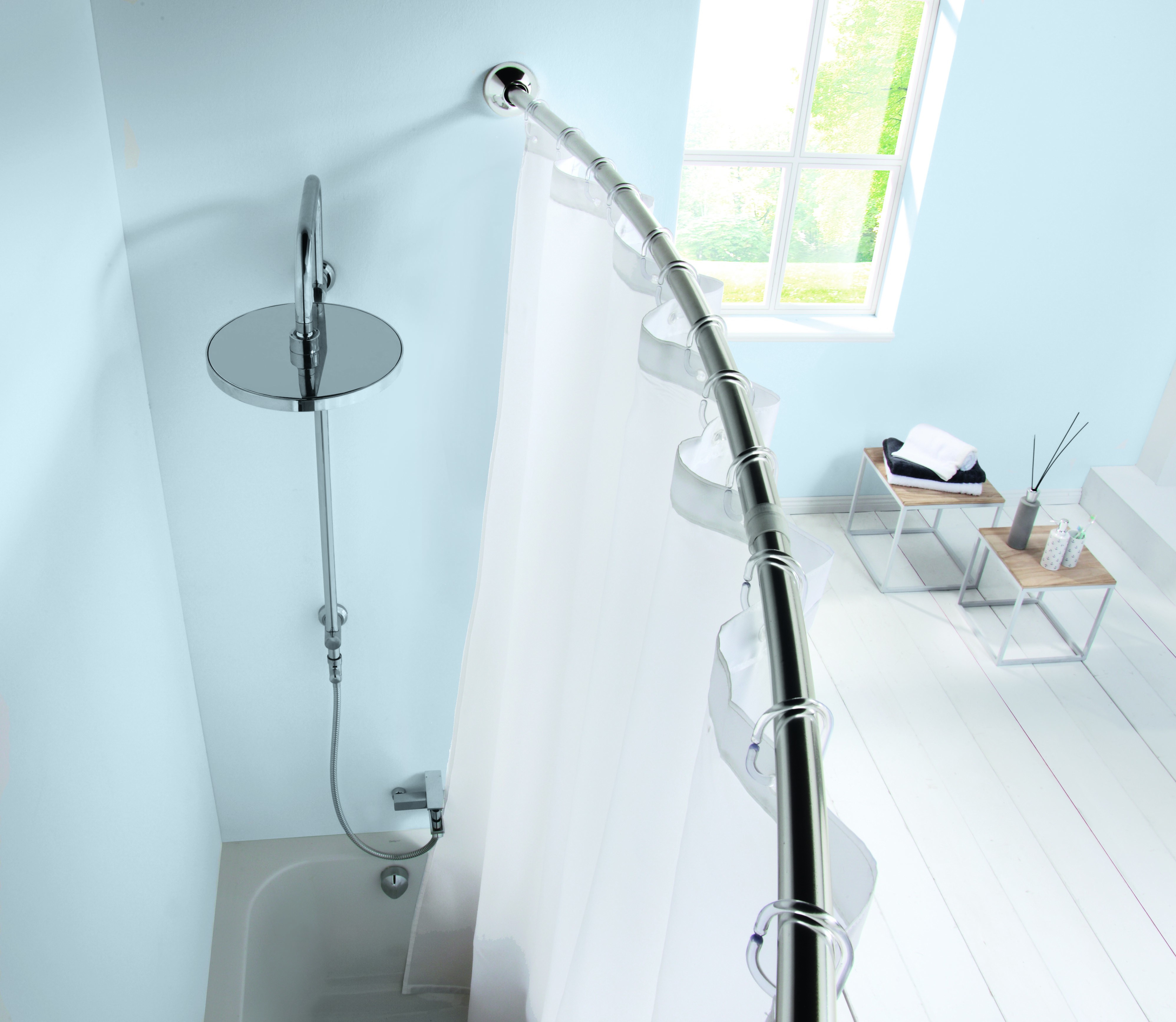 Shower Curtain Curved Rods Rods, Rails, and Rings product photo