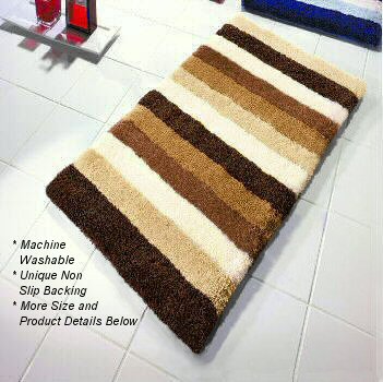 striped bathroom rugs