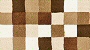 Caro toffee bath rug withlight cream, light brown, caramel and dark brown tones.