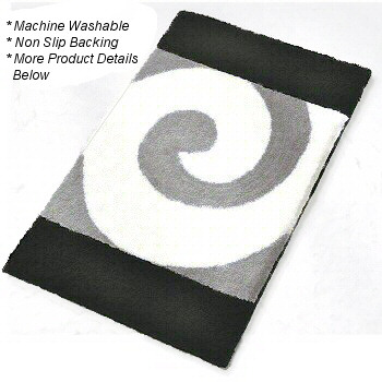 contemporary bath mat