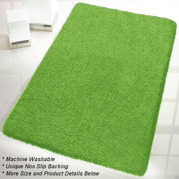 Solid Color Bathroom Rugs & Bath Mats