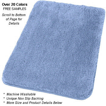 Round Non-slip Anti-mold Bath Mats 55x55 Cm, Machine Washable