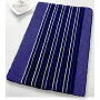striped low pile bathroom rug no worries about your door opening over this design
