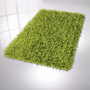 Luxury polyester/polyacrylic bath rug.