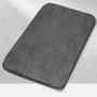 microfiber bath rug in closeout in mauve grey